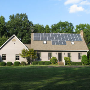 solar panel green building